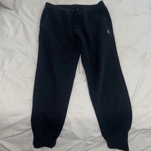 Boys polo sweat pants in black